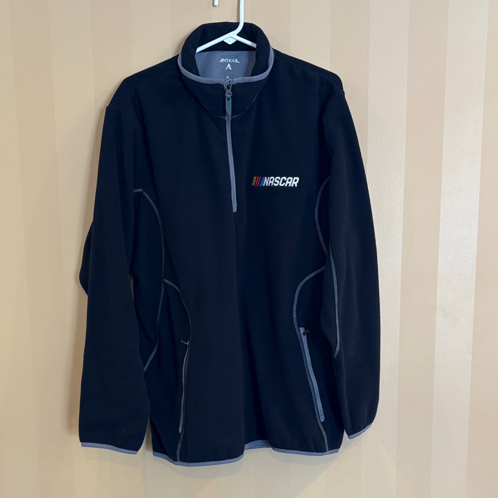 Nascar Black Performance Fleece For Men